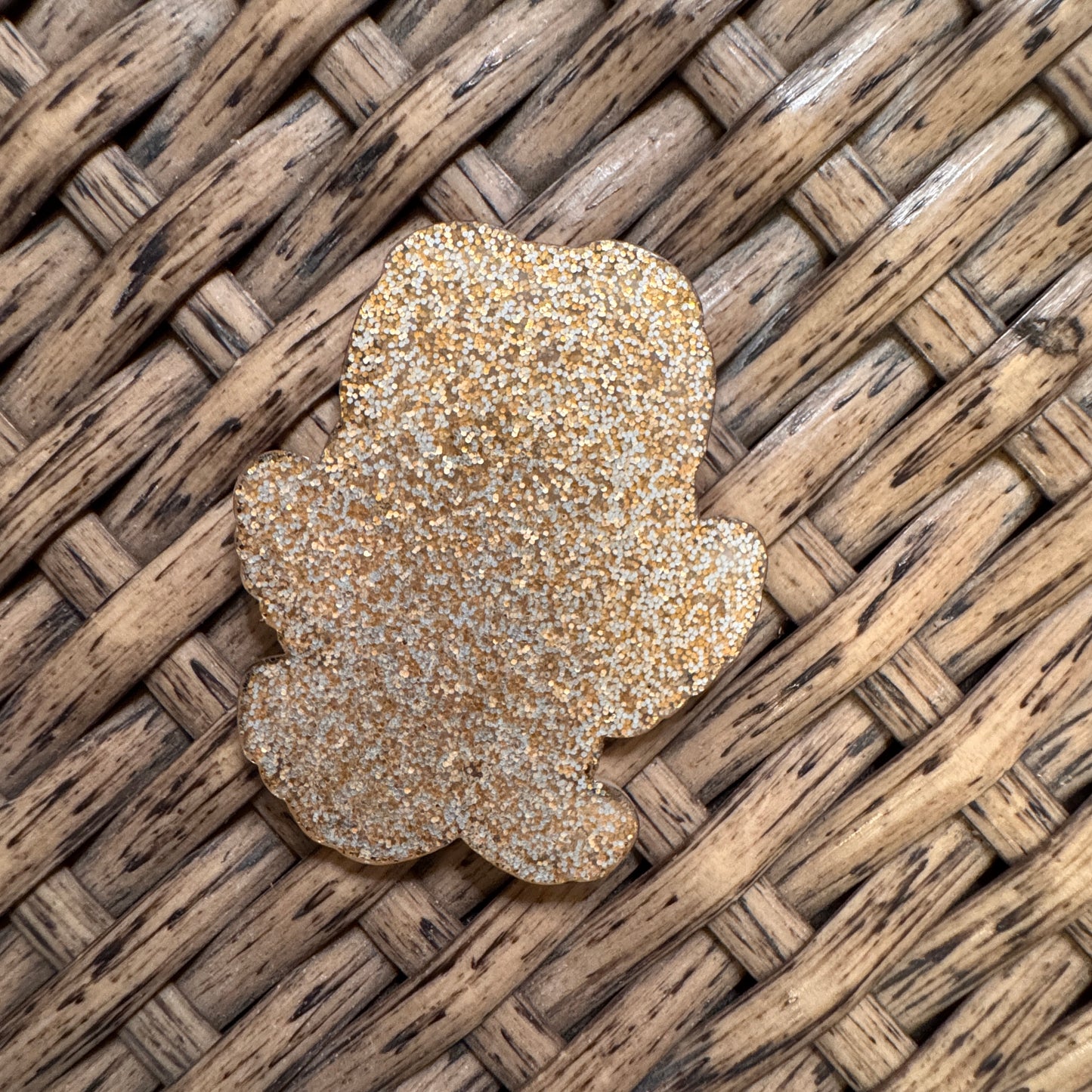 Mc Donalds Little Chicken Nugget Acrylic Flatback,  Planar, Cabochon, Single Pc.