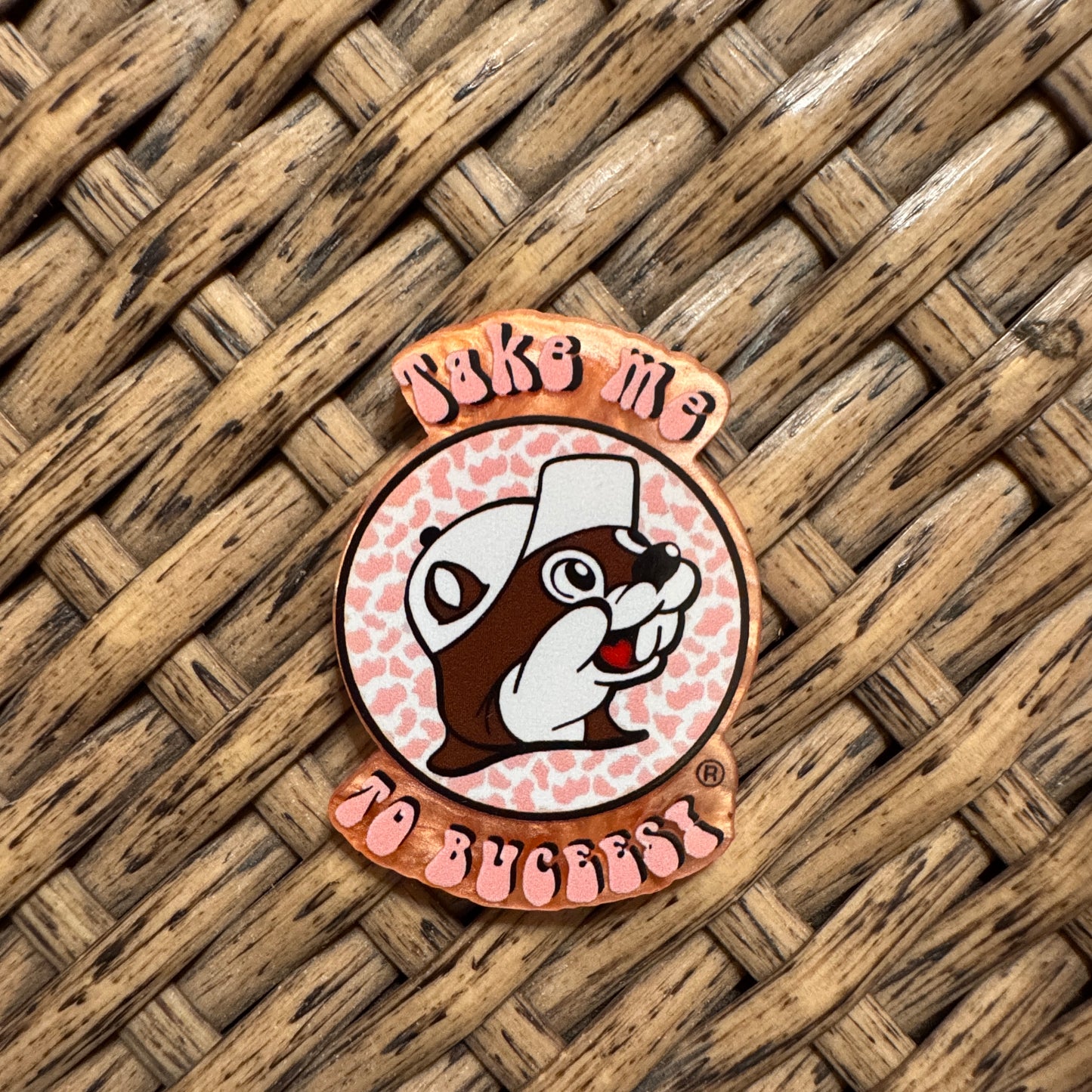 Buckies Acrylic Flatback,  Planar, Cabochon, Single Pc.