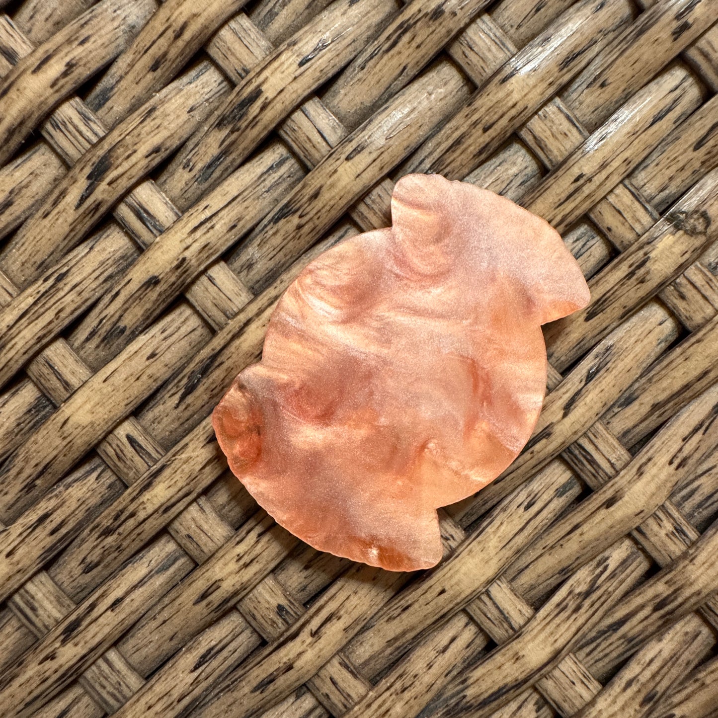 Buckies Acrylic Flatback,  Planar, Cabochon, Single Pc.