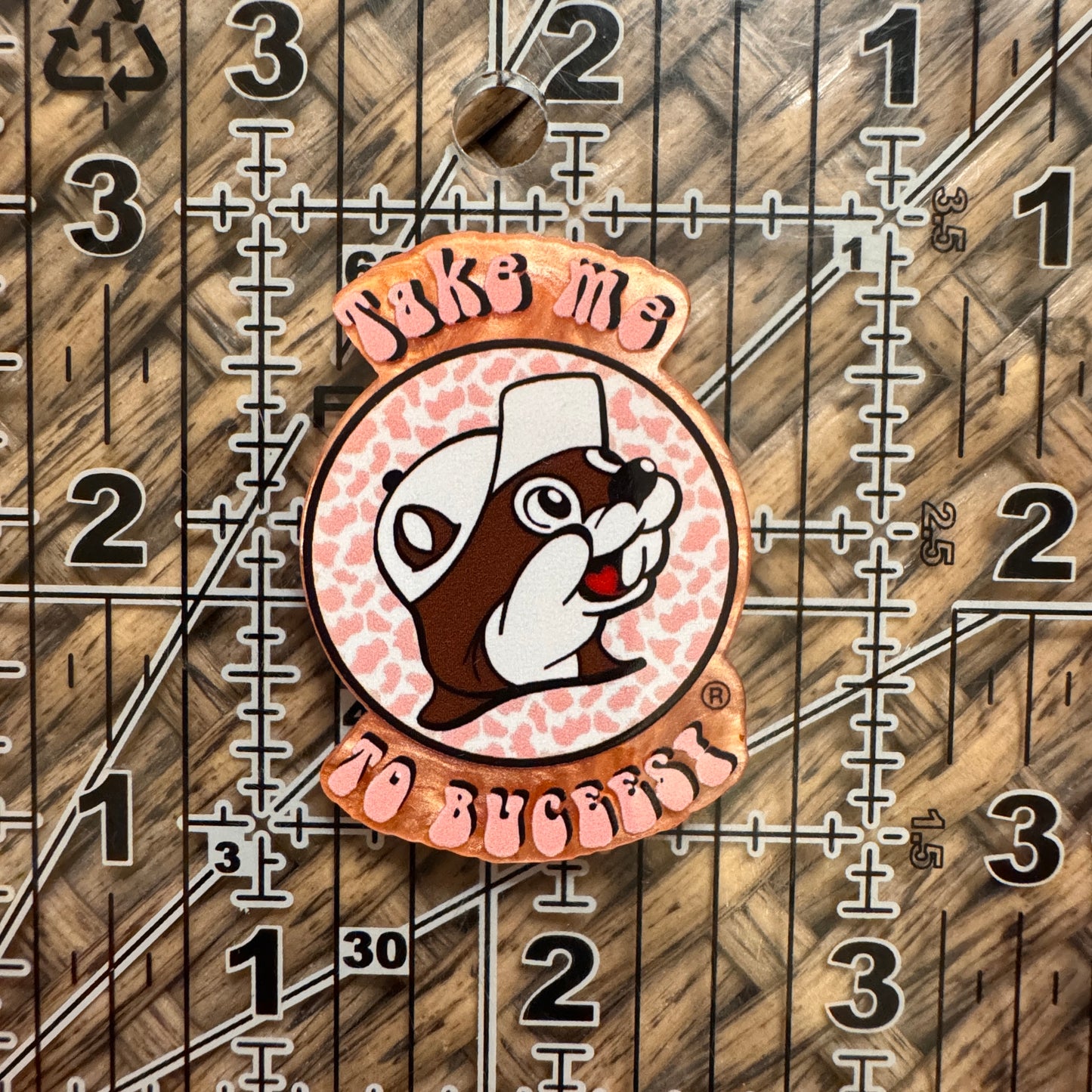 Buckies Acrylic Flatback,  Planar, Cabochon, Single Pc.