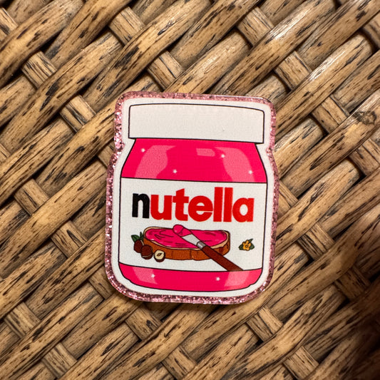 Nutella Acrylic Flatback,  Planar, Cabochon, Single Pc.