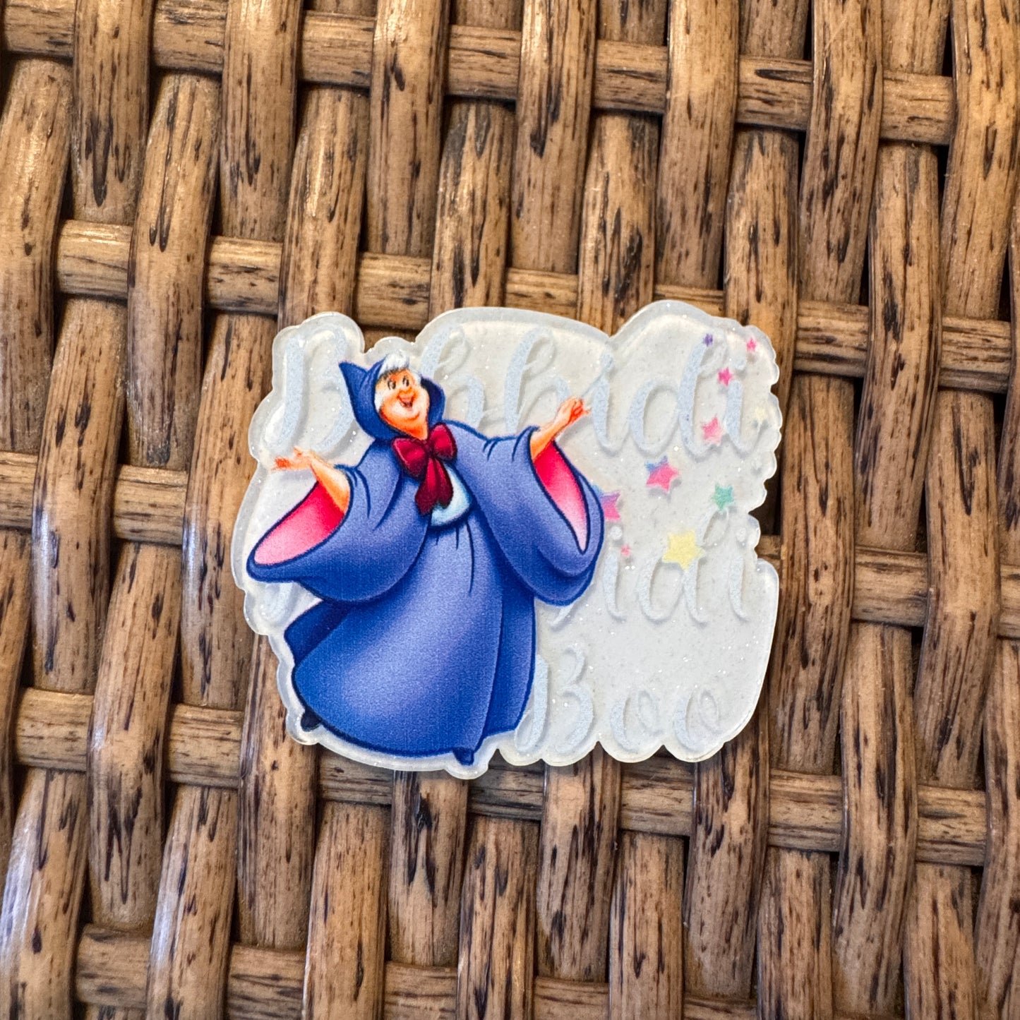 Bippity Boppity Boo Disney Acrylic Flatback,  Planar, Cabochon, Single Pc.