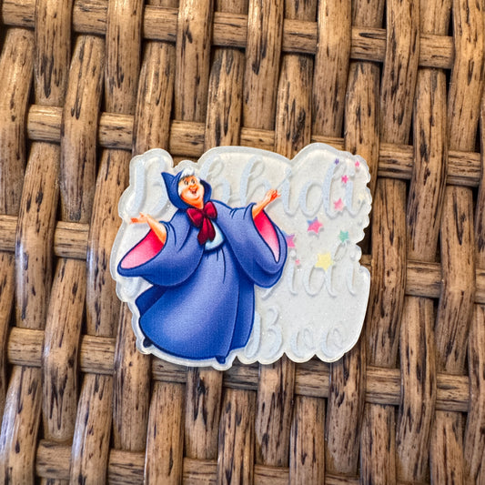 Bippity Boppity Boo Disney Acrylic Flatback,  Planar, Cabochon, Single Pc.