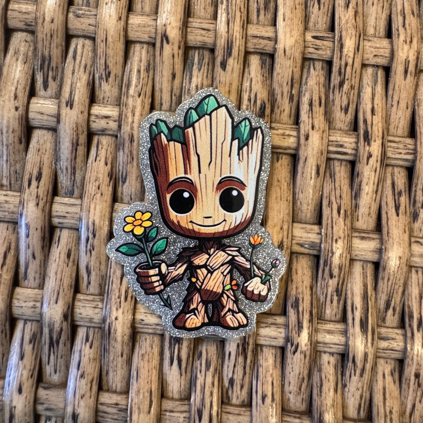 Root Acrylic Flatback,  Planar, Cabochon, Single Pc.