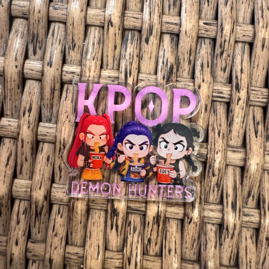 K Pop Acrylic Flatback,  Planar, Cabochon, Single Pc.