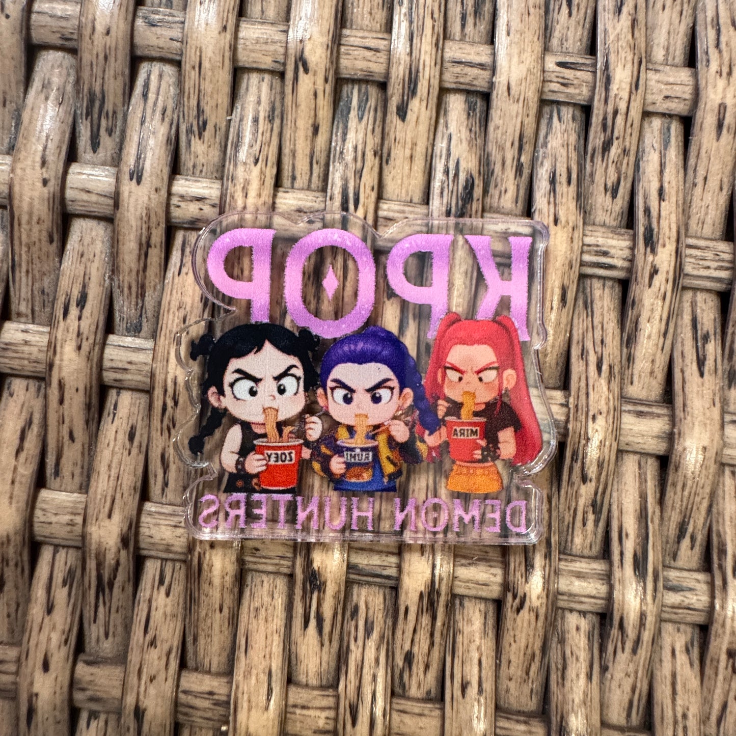 K Pop Acrylic Flatback,  Planar, Cabochon, Single Pc.