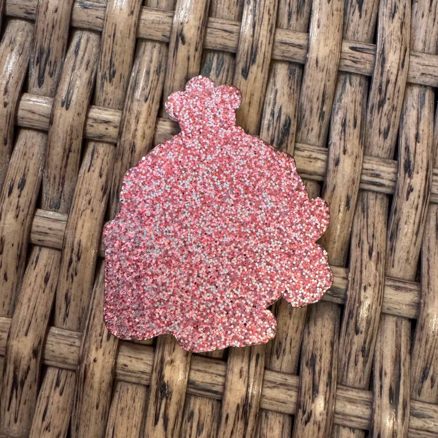 Litte Miss and Dr Pepper Acrylic Flatback,  Planar, Cabochon, Single Pc.