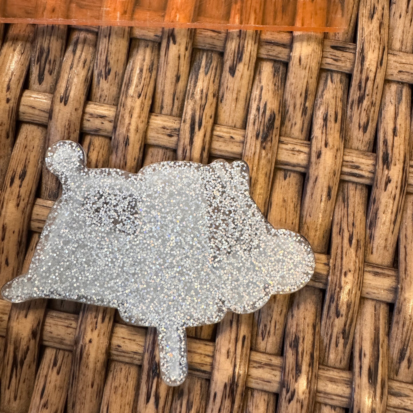 Target and Starbucks Acrylic Flatback,  Planar, Cabochon, Single Pc.