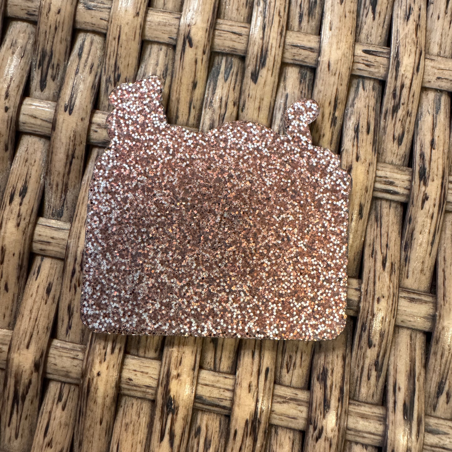 Scooby Beware of Dog  Acrylic Flatback,  Planar, Cabochon, Single Pc.