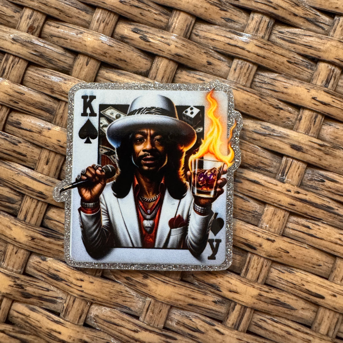 Acrylic Flatback Craft Embellishment Snoop Dogg
