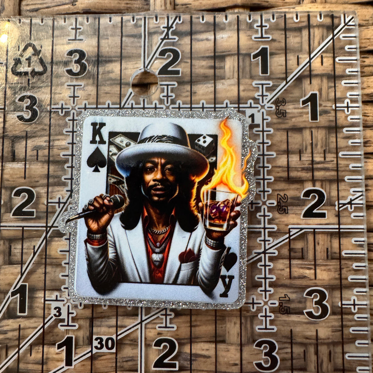 Acrylic Flatback Craft Embellishment Snoop Dogg