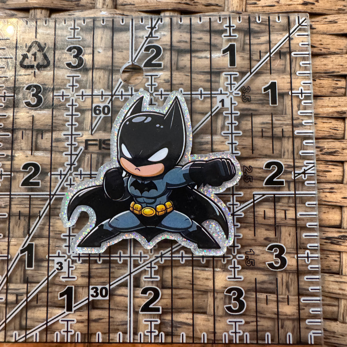 Acrylic Flatback Craft Embellishment Batman