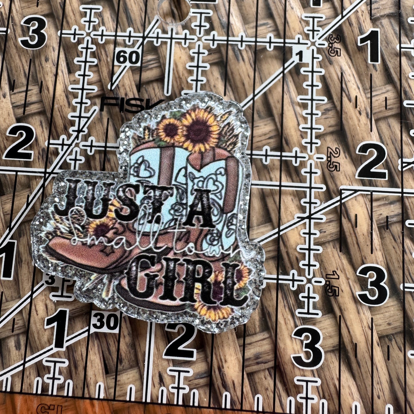 Just a Small Town Girl Flatback, Single Pc.