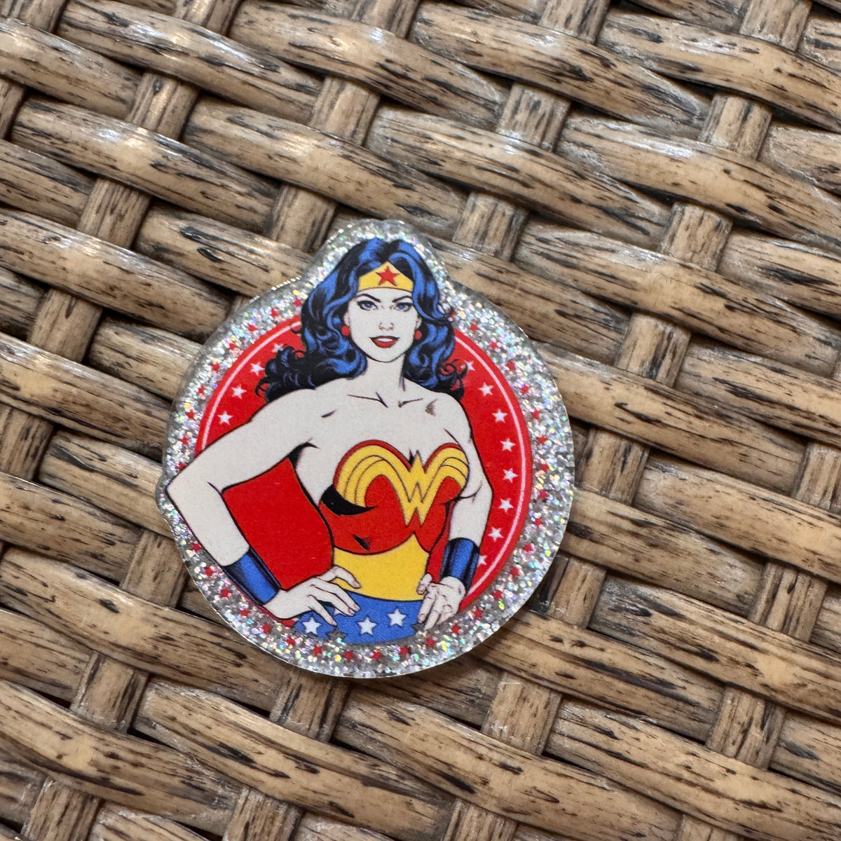 Acrylic Flatback Craft Embellishment Wonder Woman
