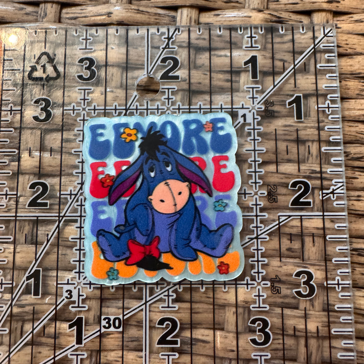 Acrylic Flatback Craft Embellishment Eeyore