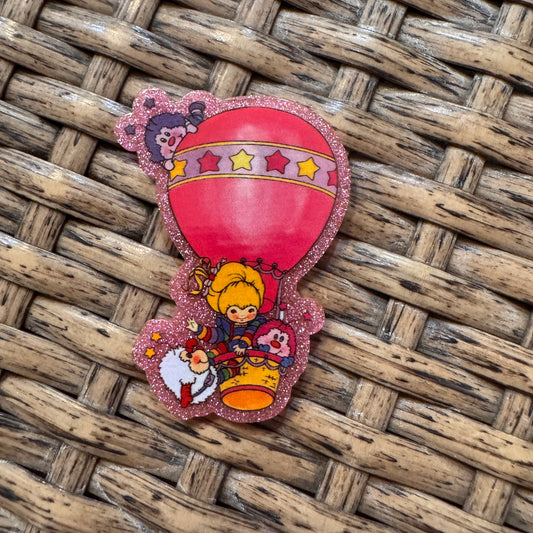 Acrylic Flatback Craft Embellishment Rainbow Brite