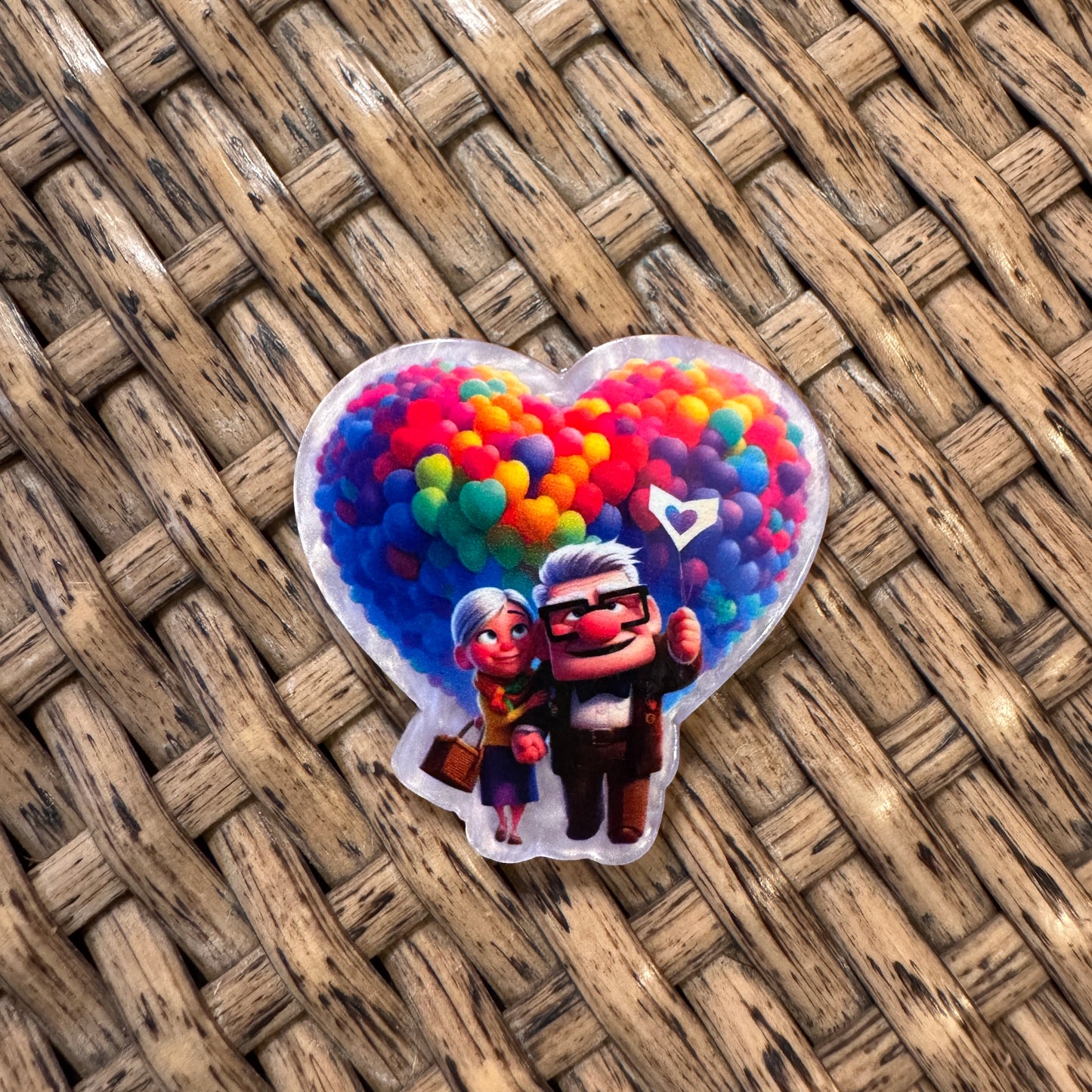 Up Characters Acrylic Flatback,  Planar, Cabochon, Single Pc.