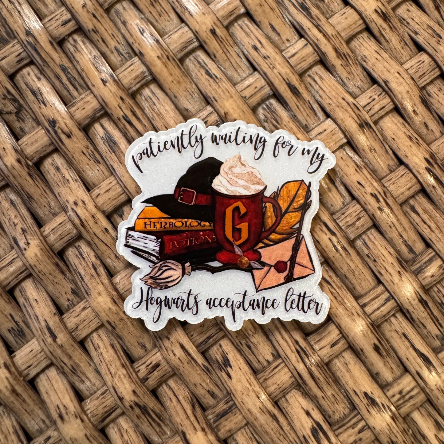 Harry Potter Acrylic Flatback,  Planar, Cabochon, Single Pc.