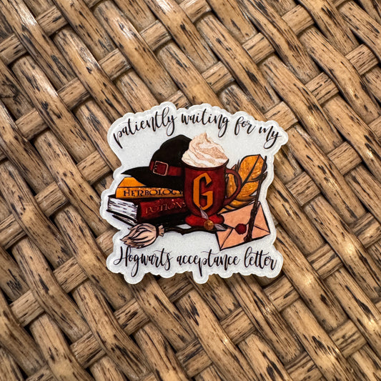 Harry Potter Acrylic Flatback,  Planar, Cabochon, Single Pc.