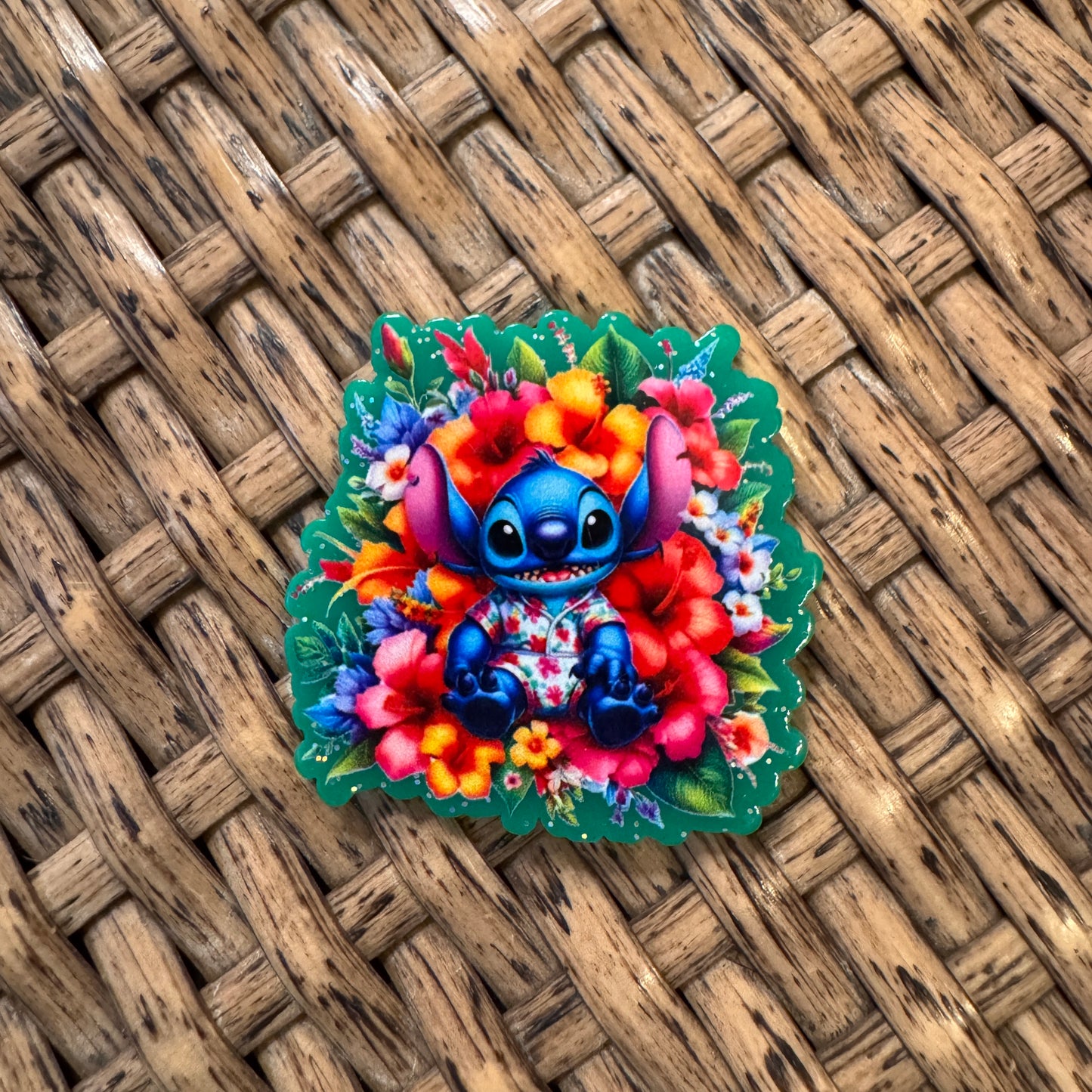 Stitch  Acrylic Flatback,  Planar, Cabochon, Single Pc.