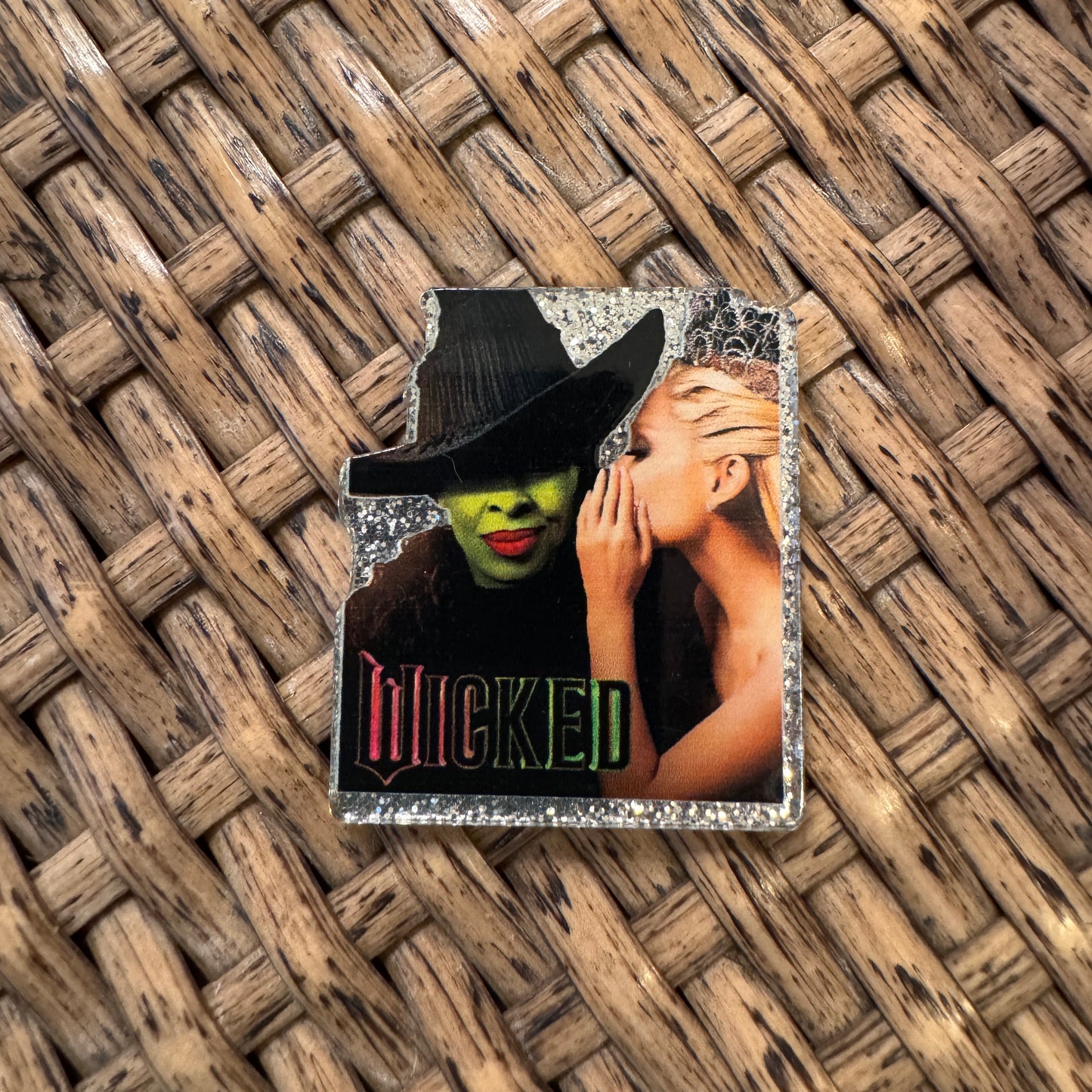 Wicked Acrylic Flatback,  Planar, Cabochon, Single Pc.