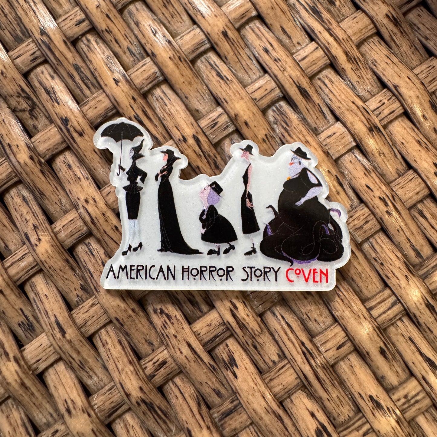 American Horror Story Acrylic Flatback,  Planar, Cabochon, Single Pc.