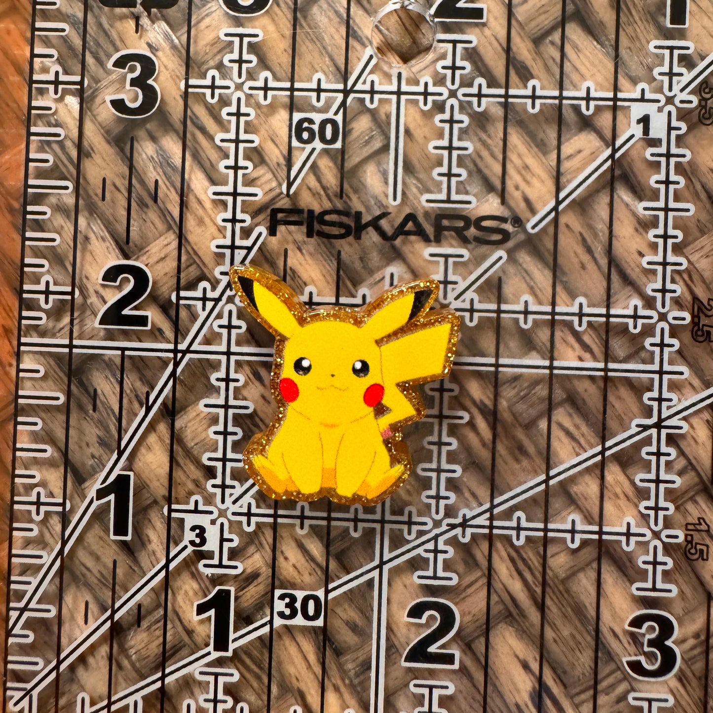 Pikachu Small Acrylic Focal Bead Set of Two  – Double-Sided Image Charms for Beadable Pens, Badge Reels, Keychains, Jewelry, Junk Cases (Copy) (Copy) (Copy)