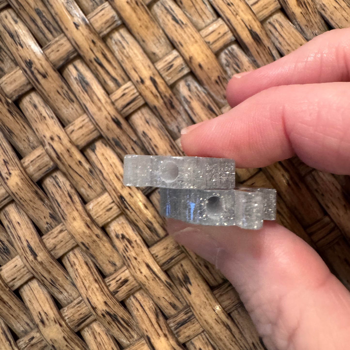 Starbucks Coffee Small Acrylic Focal Bead Set of Two  – Double-Sided Image Charms for Beadable Pens, Badge Reels, Keychains, Jewelry, Junk Cases