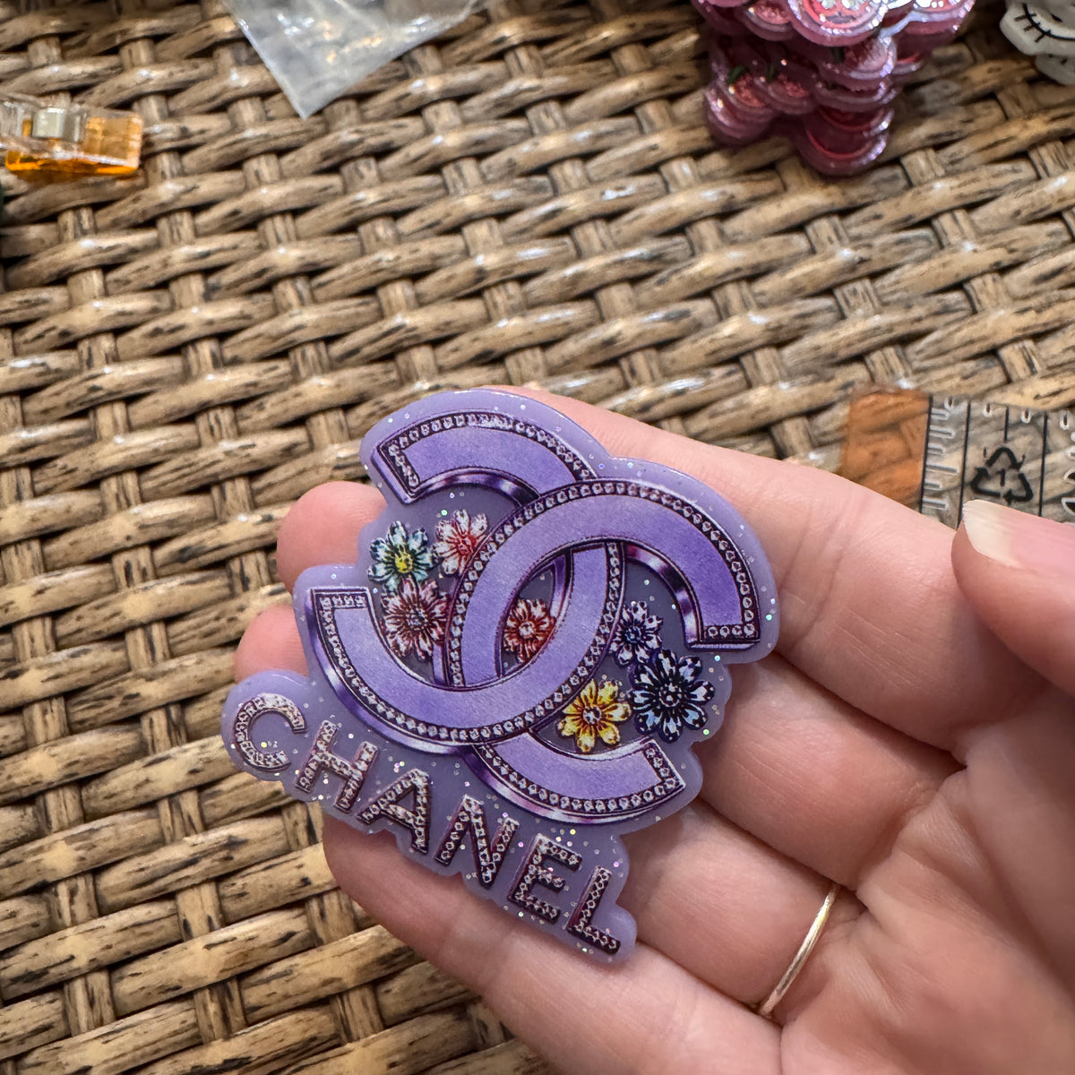 Acrylic Flatback Craft Embellishment Designer CC