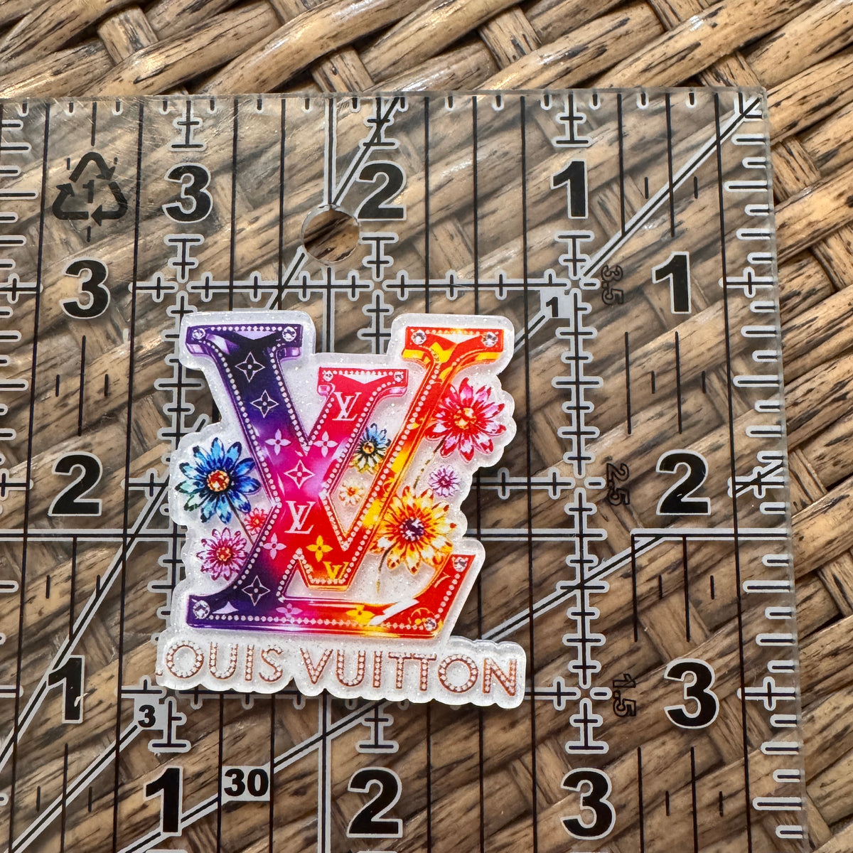 Acrylic Flatback Craft Embellishment Designer LV