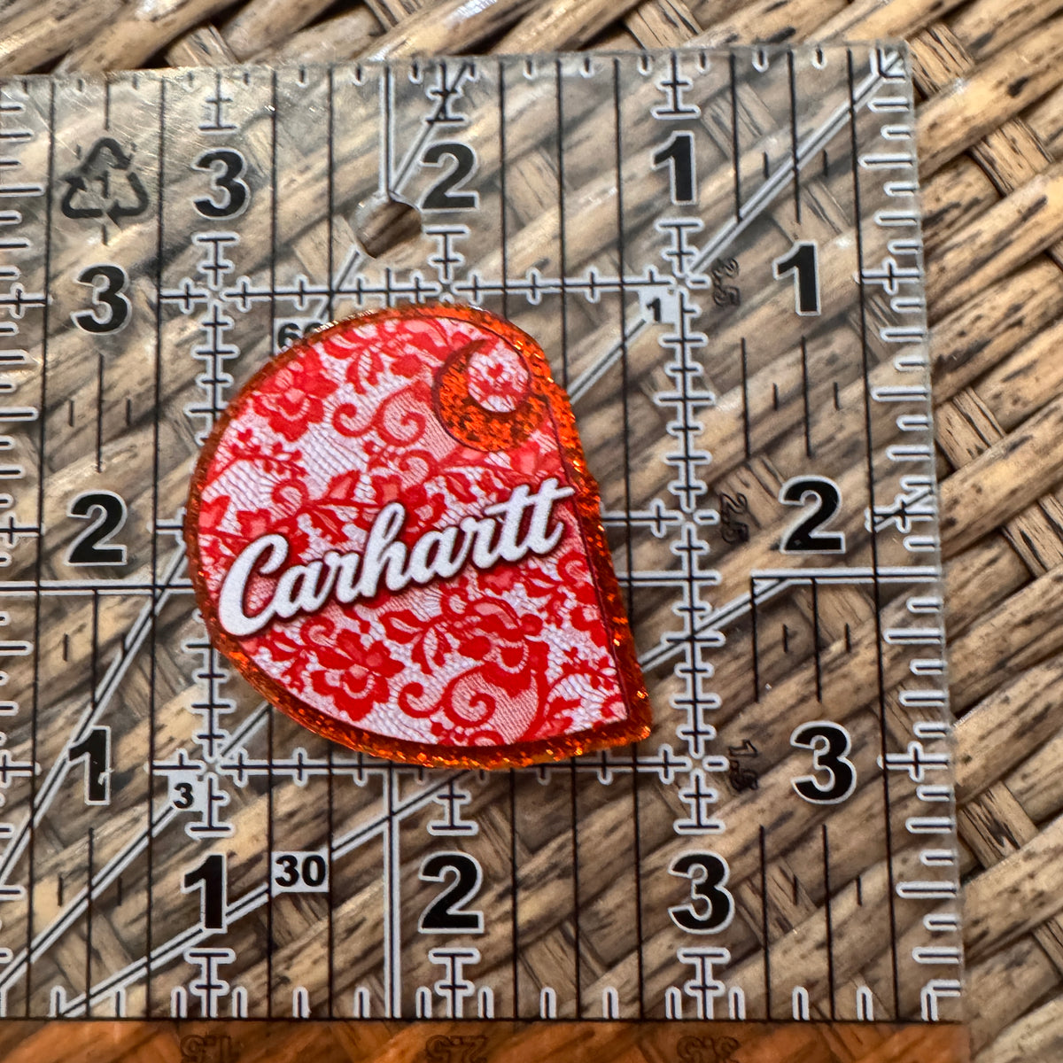 Acrylic Flatback Craft Embellishment Carhartt