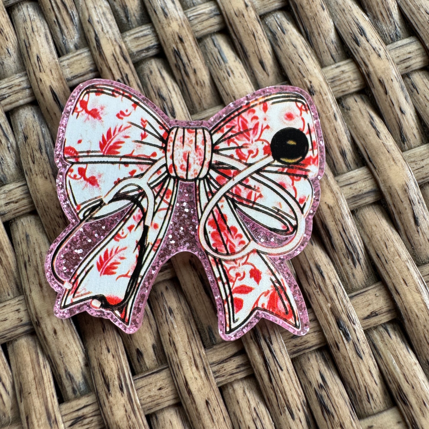 Stethoscope Bow Nurse, Medical, RN, Flatback, Planar, Cabochon, Single Pc.