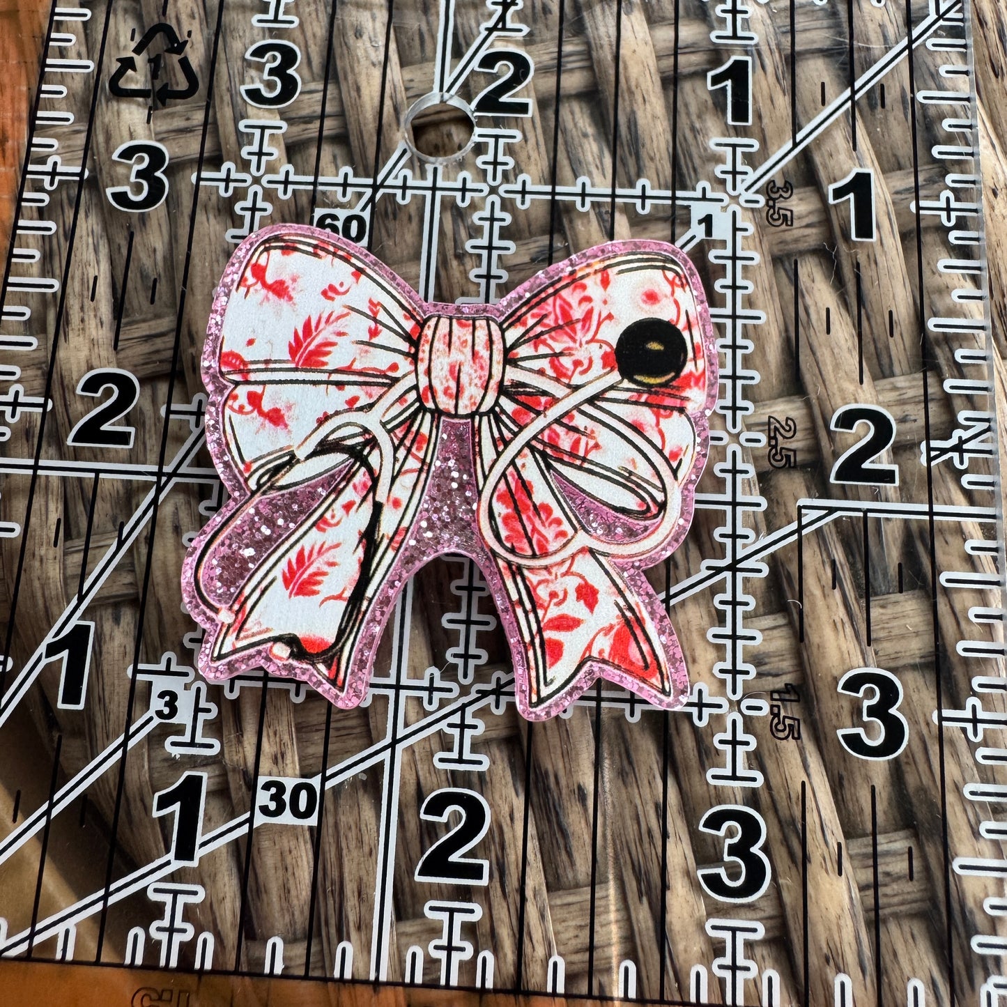 Stethoscope Bow Nurse, Medical, RN, Flatback, Planar, Cabochon, Single Pc.