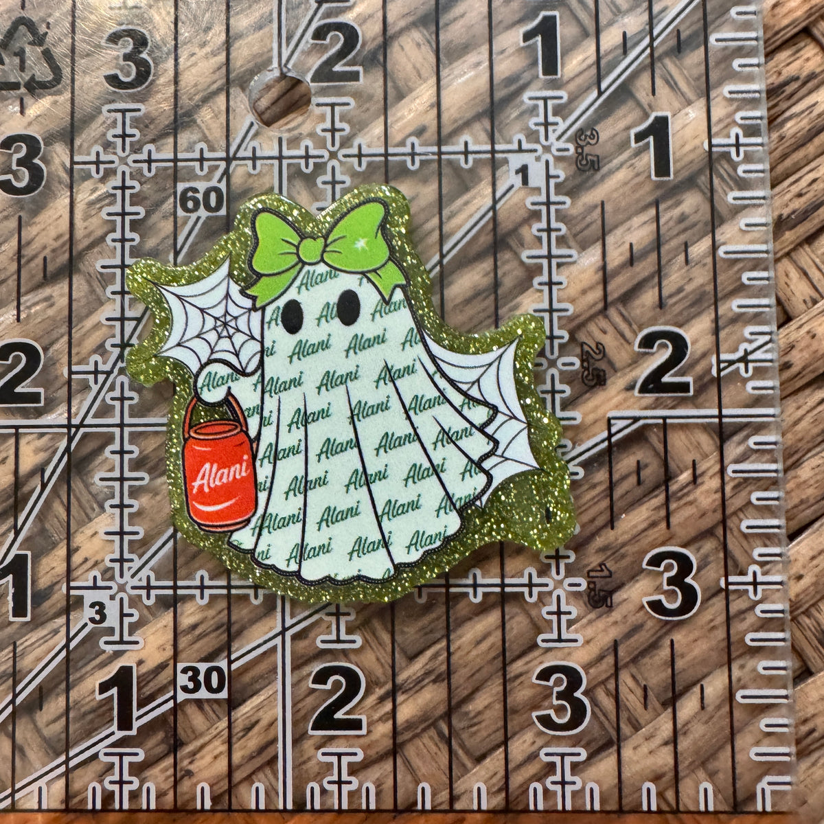 Acrylic Flatback Craft Embellishment Alani Ghost