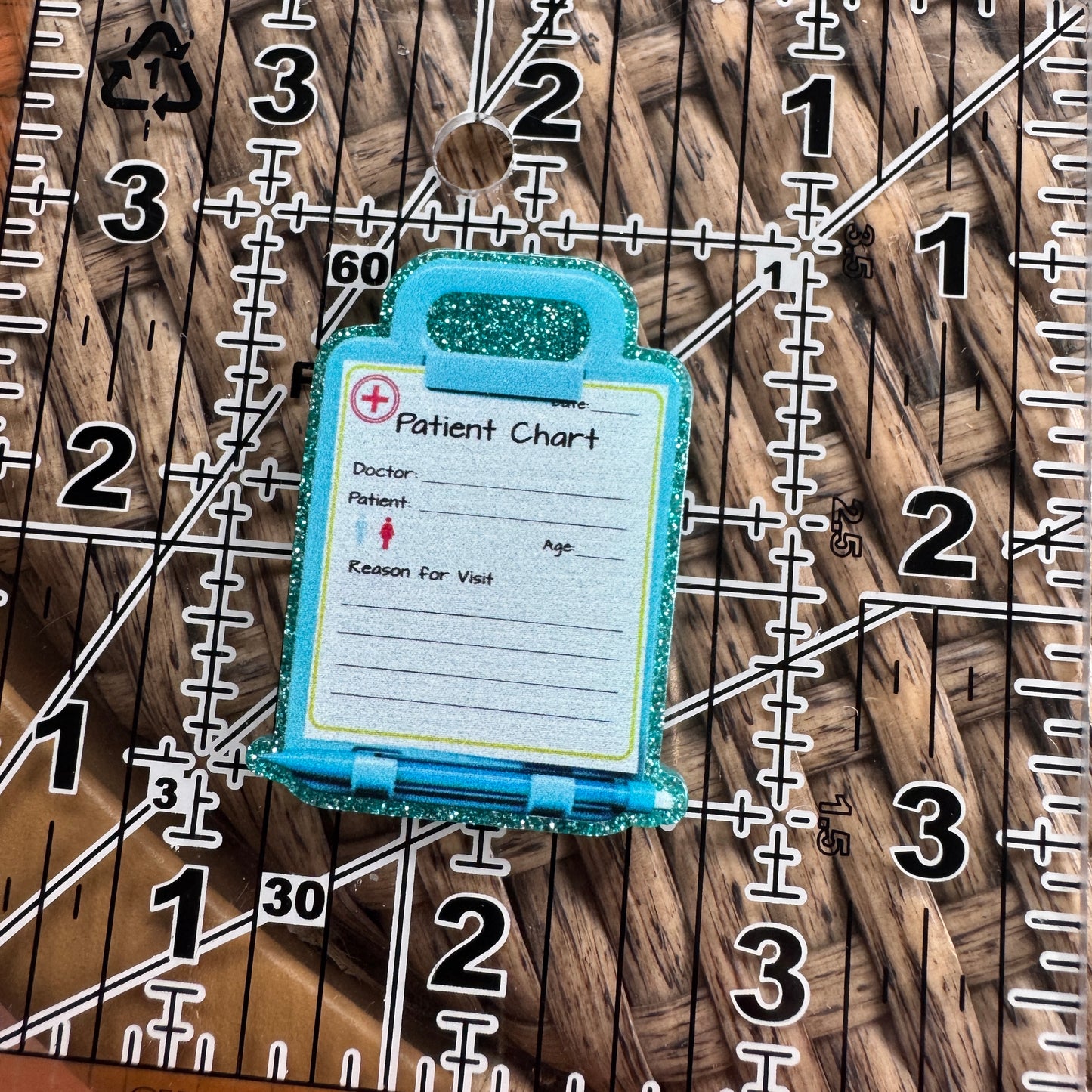 Patient Chart, Medical,  Flatback, Planar, Cabochon, Single Pc.