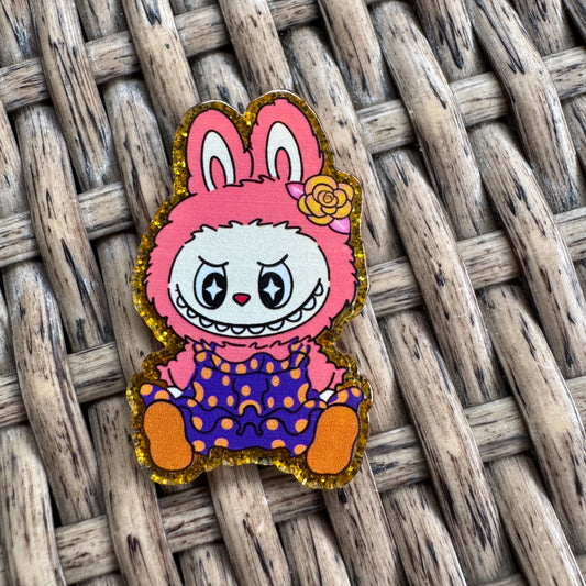 Labubu Flatback, Planar, Cabochon, Single Pc.