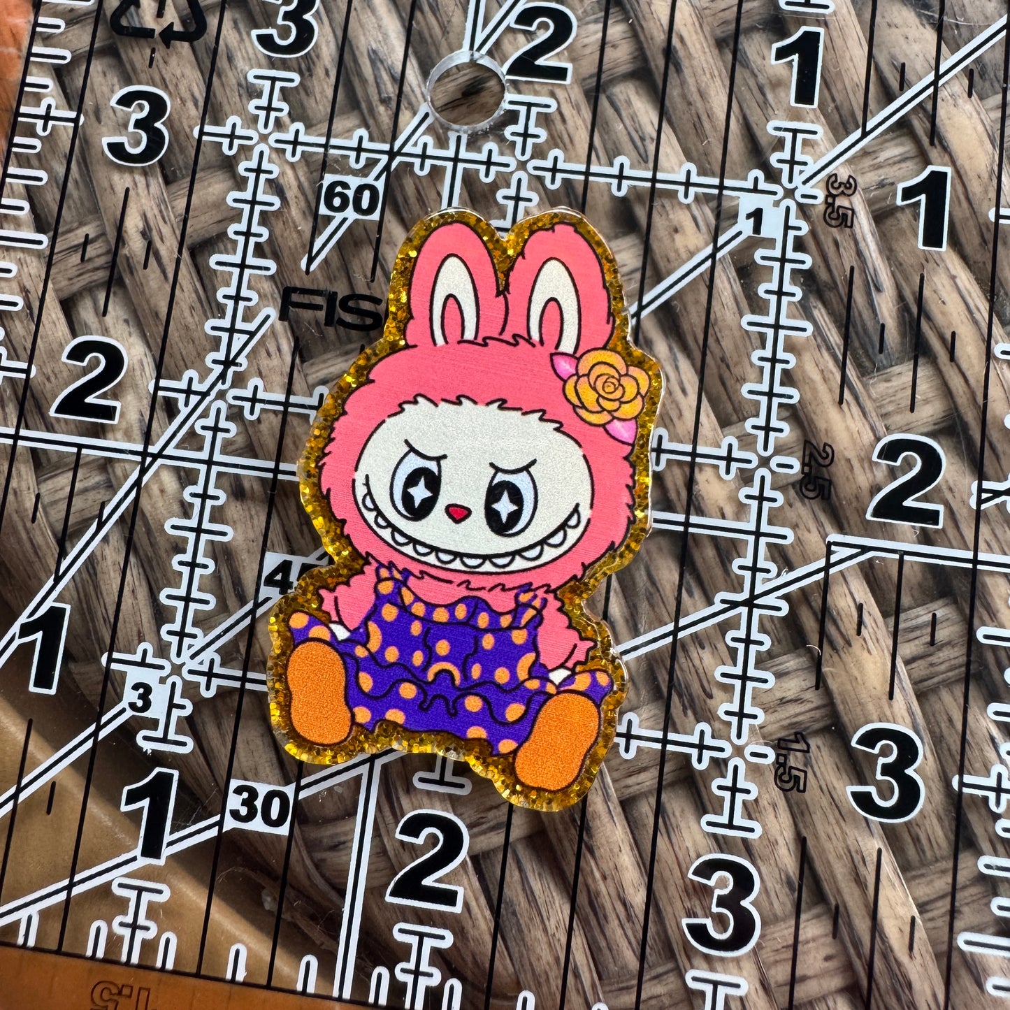 Labubu Flatback, Planar, Cabochon, Single Pc.