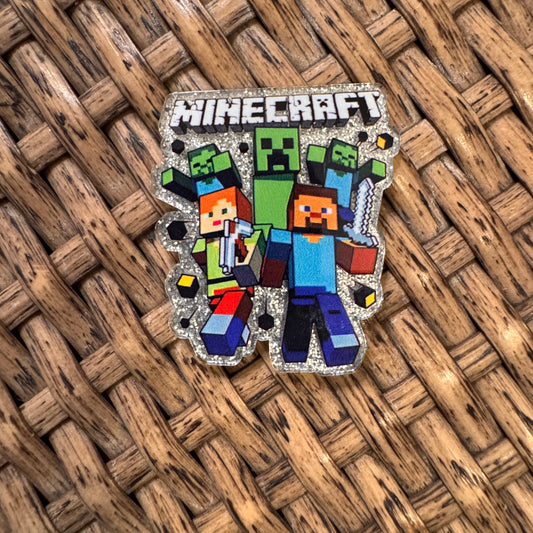 Mind Craft  Acrylic Flatback,  Planar, Cabochon, Single Pc.