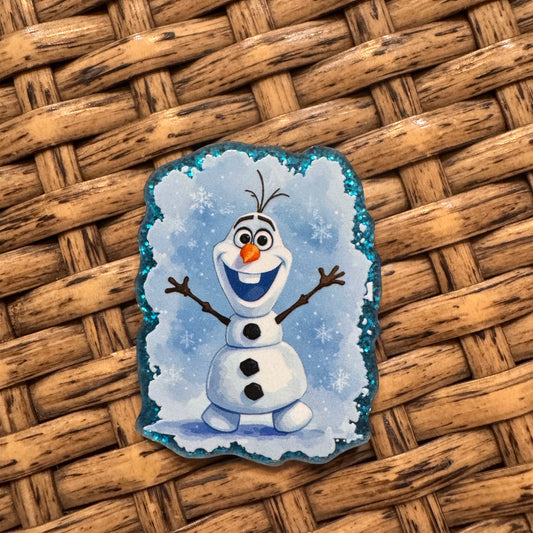 Acrylic Flatback Craft Embellishment Frozen Olaf