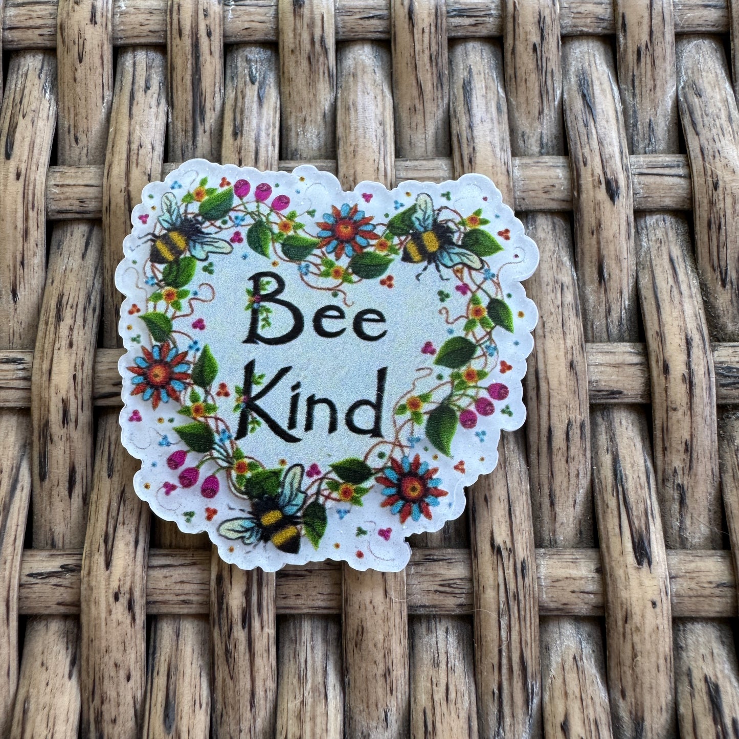 Bee Kind Flatback, Planar, Cabochon, Single Pc.