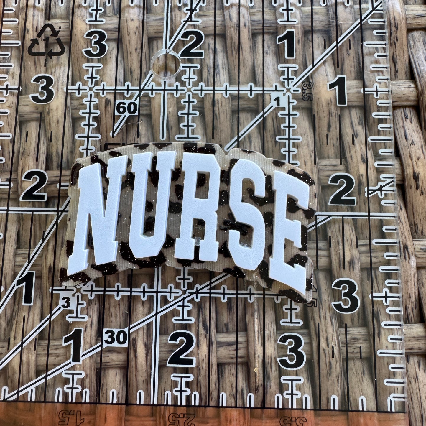 Nurse or NICU Two Dimensional, Flatback, Planar, Cabochon, Single Pc.