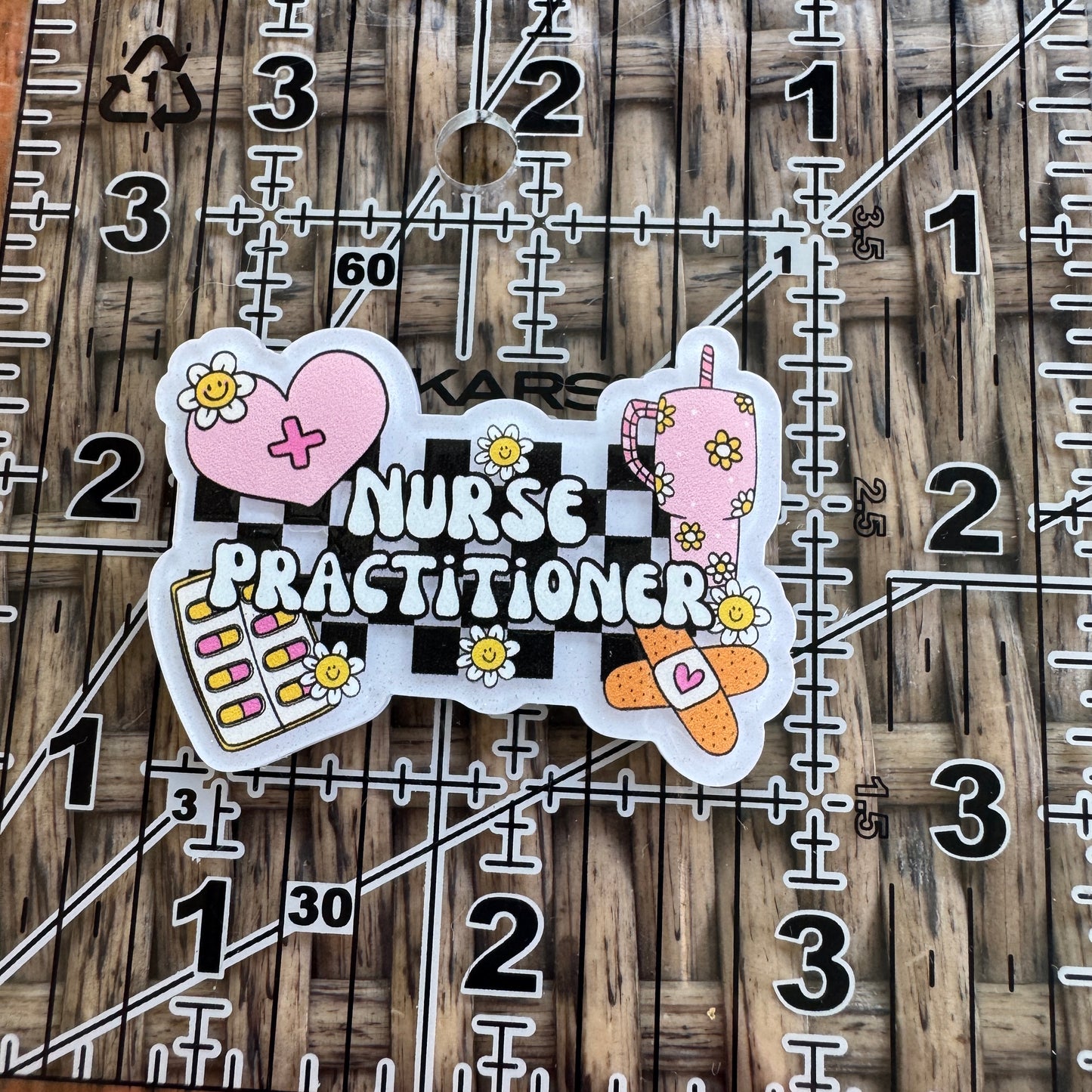 Nurse Practitioner,  Flatback, Planar, Cabochon, Single Pc.