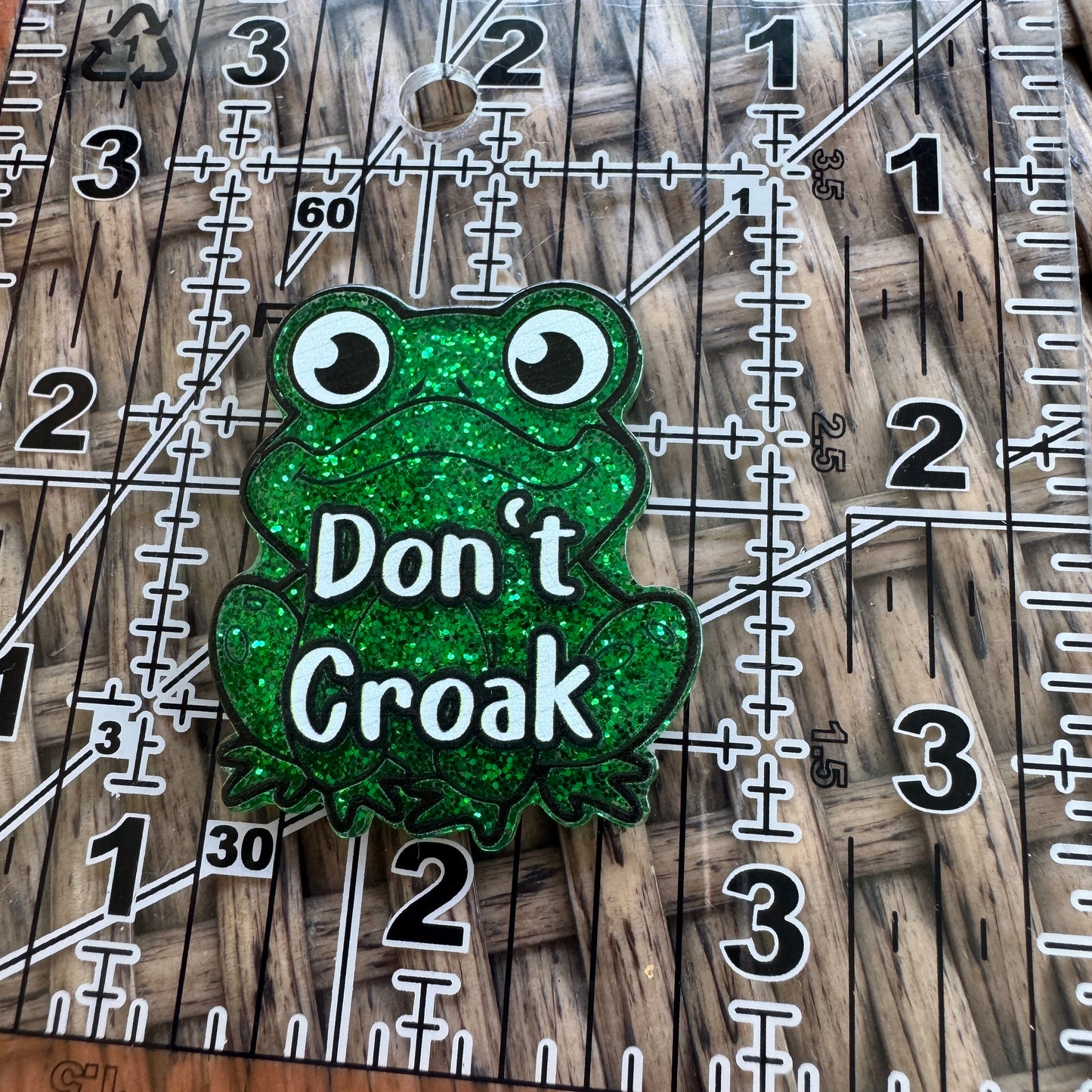 Frog - Don't Croak, Planar, Cabochon, Single Pc.