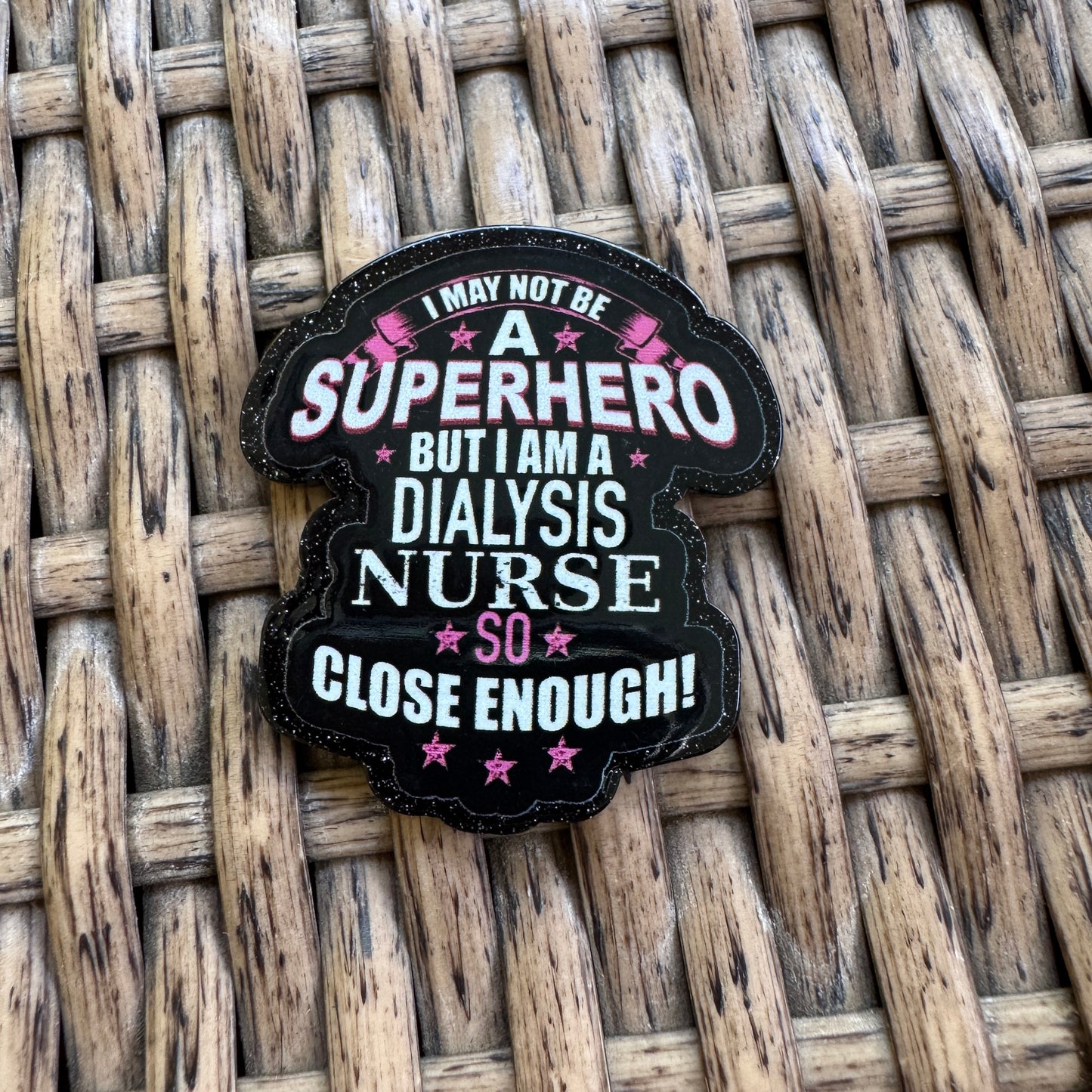 Dialysis Nurse Flatback Planar, Cabochon, Single Pc.