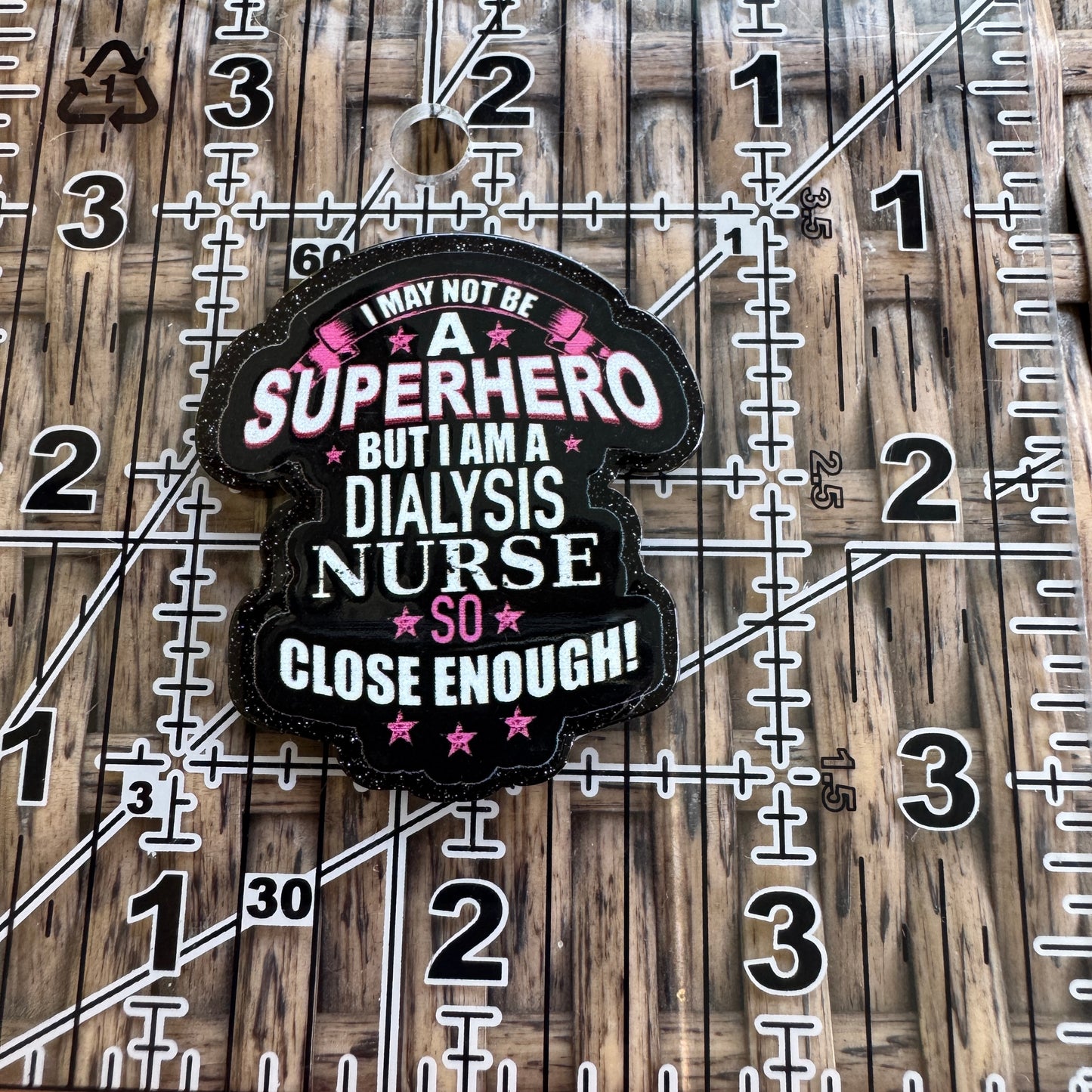 Dialysis Nurse Flatback Planar, Cabochon, Single Pc.