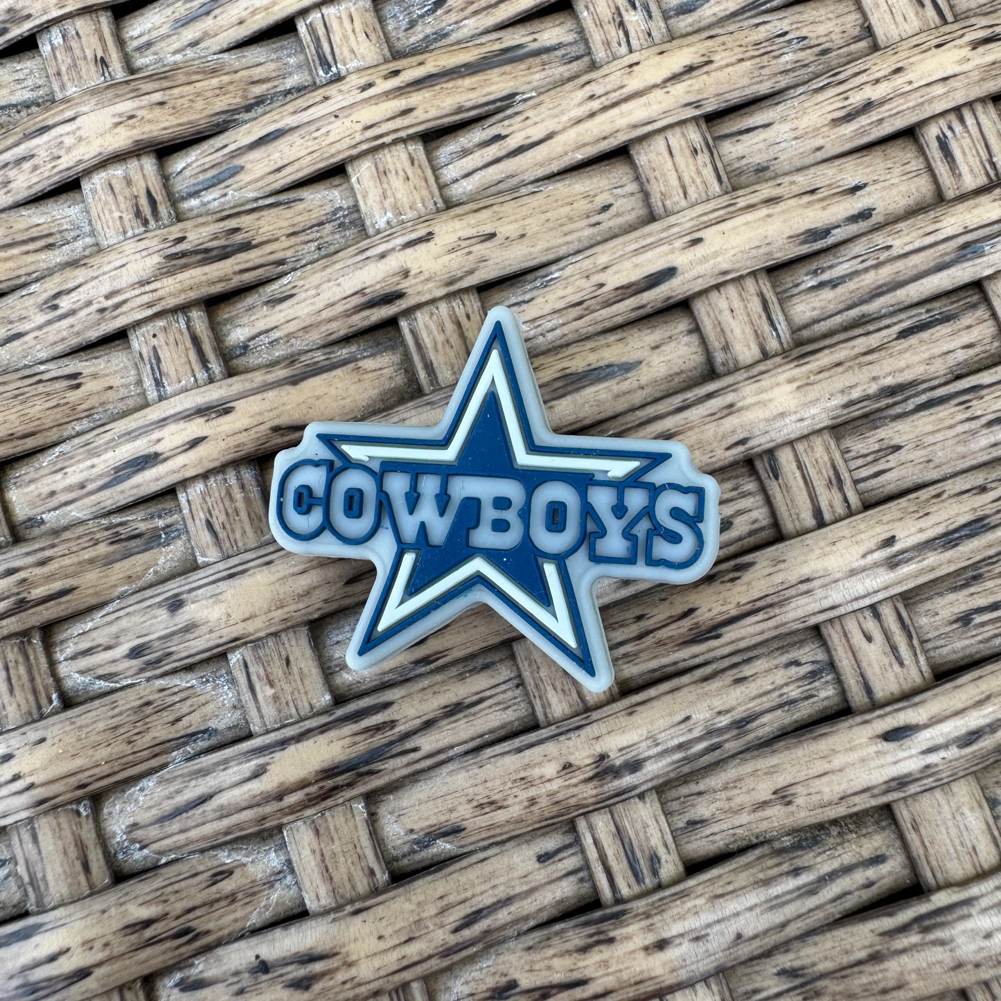 Silicone Flocal Bead Cowboy Football Team