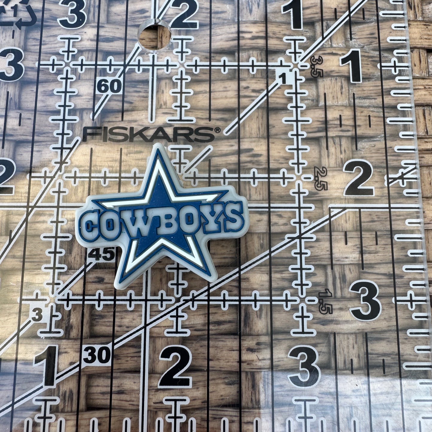 Silicone Flocal Bead Cowboy Football Team