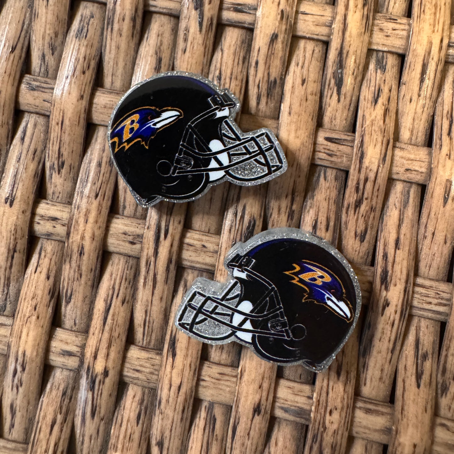 Focal Bead Baltimore Ravens