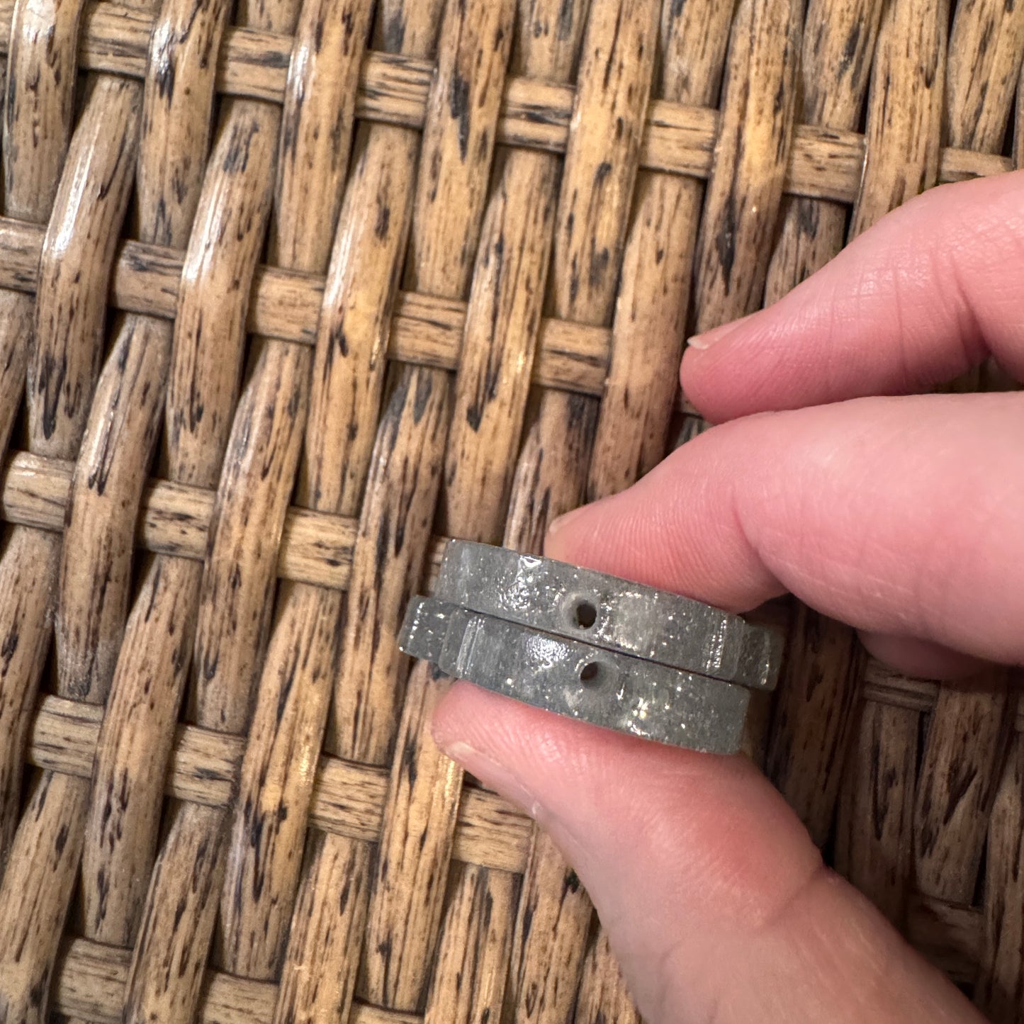 Acrylic Focal Bead Set of Two  – Double-Sided Image Charms for Beadable Pens, Badge Reels, Keychains, Jewelry, Junk Cases