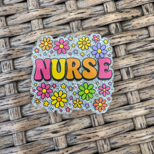 Daisy Nurse Flatback Planar, Cabochon, Single Pc.